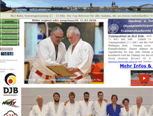 Tablet Screenshot of budo-club-koeln.de